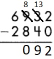 Spectrum Math Grade 3 Chapter 3 Lesson 4 Answer Key Subtracting to 4 Digits-72