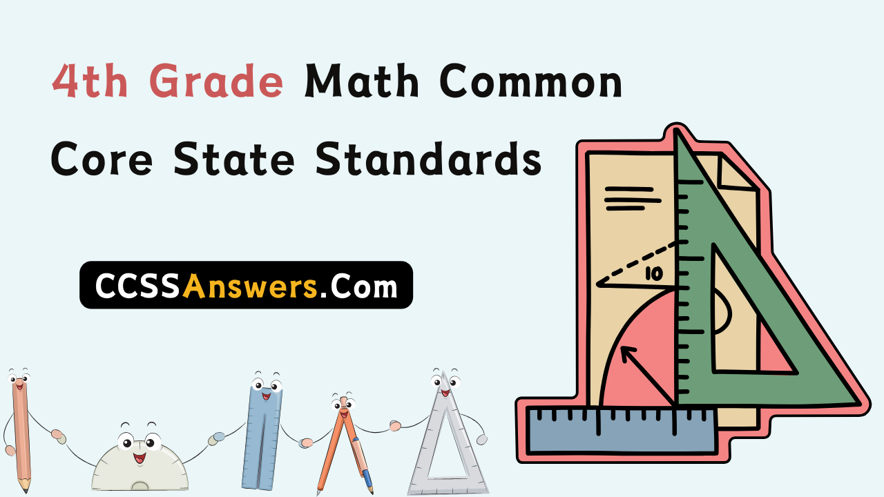 4th Grade Math Common Core State Standards